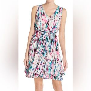 Print Woven Fit & Flare dress